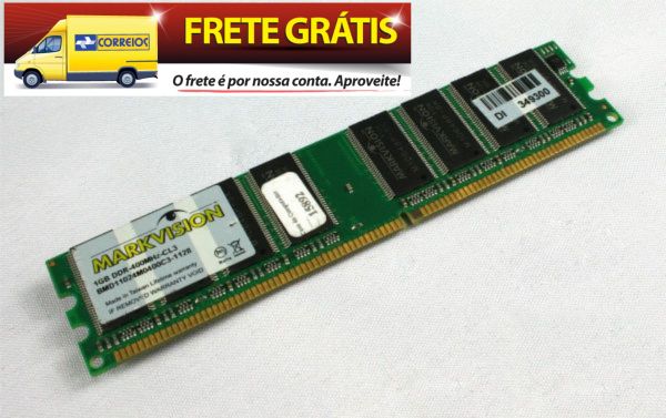 Memória MarkVision 1GB 400Mhz DDR PC3200