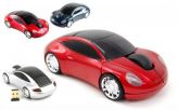 Mouse Óptico Usb Modelo Carro Sem Fio Wireless